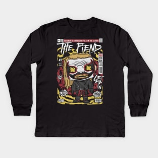 Bray Wyatt - The Fiend comics Kids Long Sleeve T-Shirt